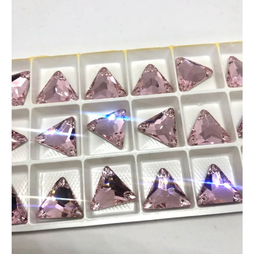 AURORA A3270 Triangle sew-on, Light Rose