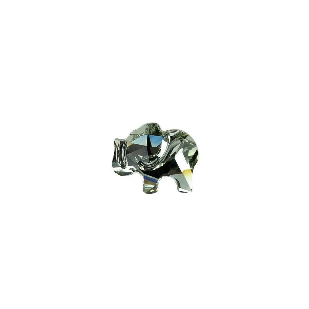 Swarovski 2835 Elephant, Black Diamond