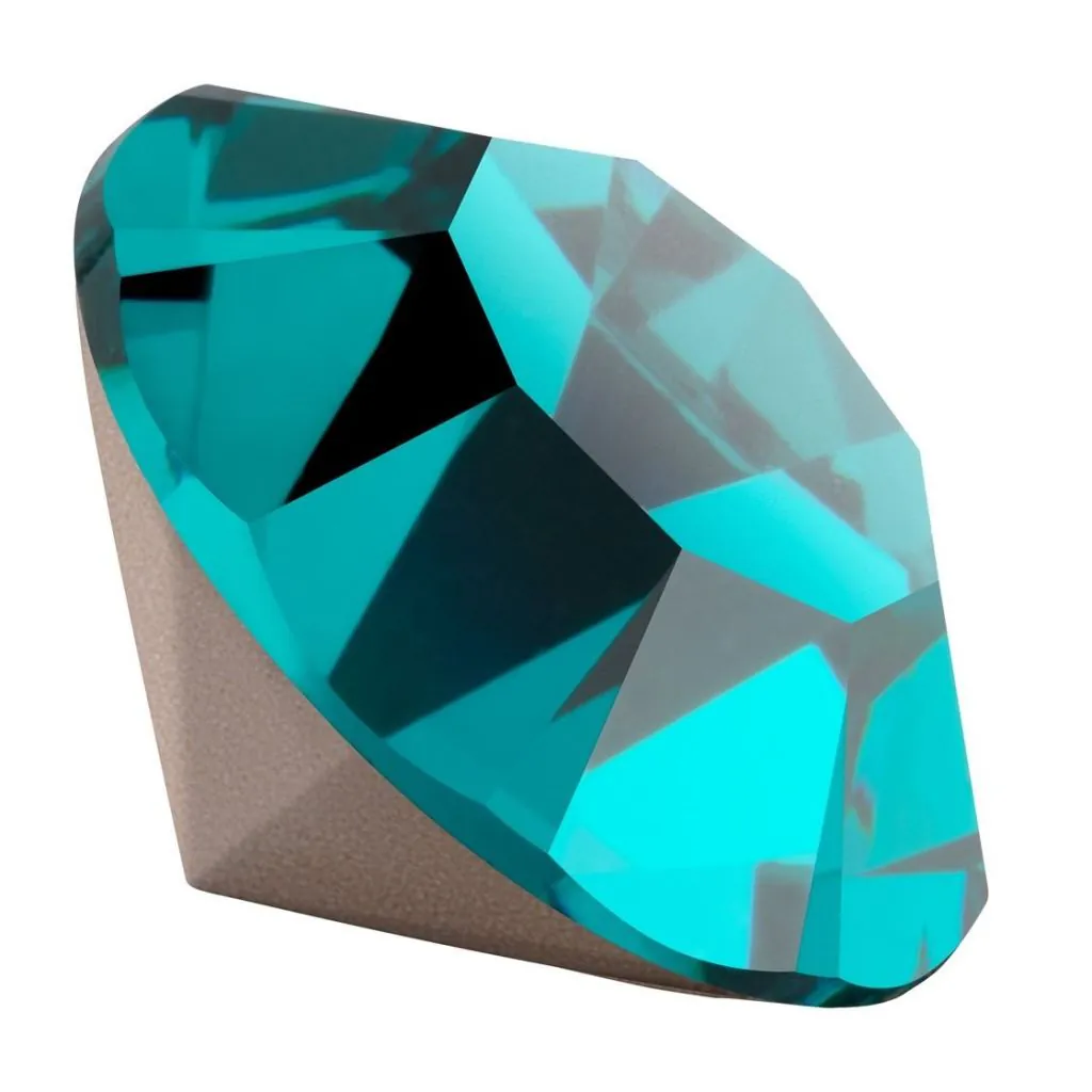Preciosa Maxima Chaton Blue Zircon  (spids bagside)