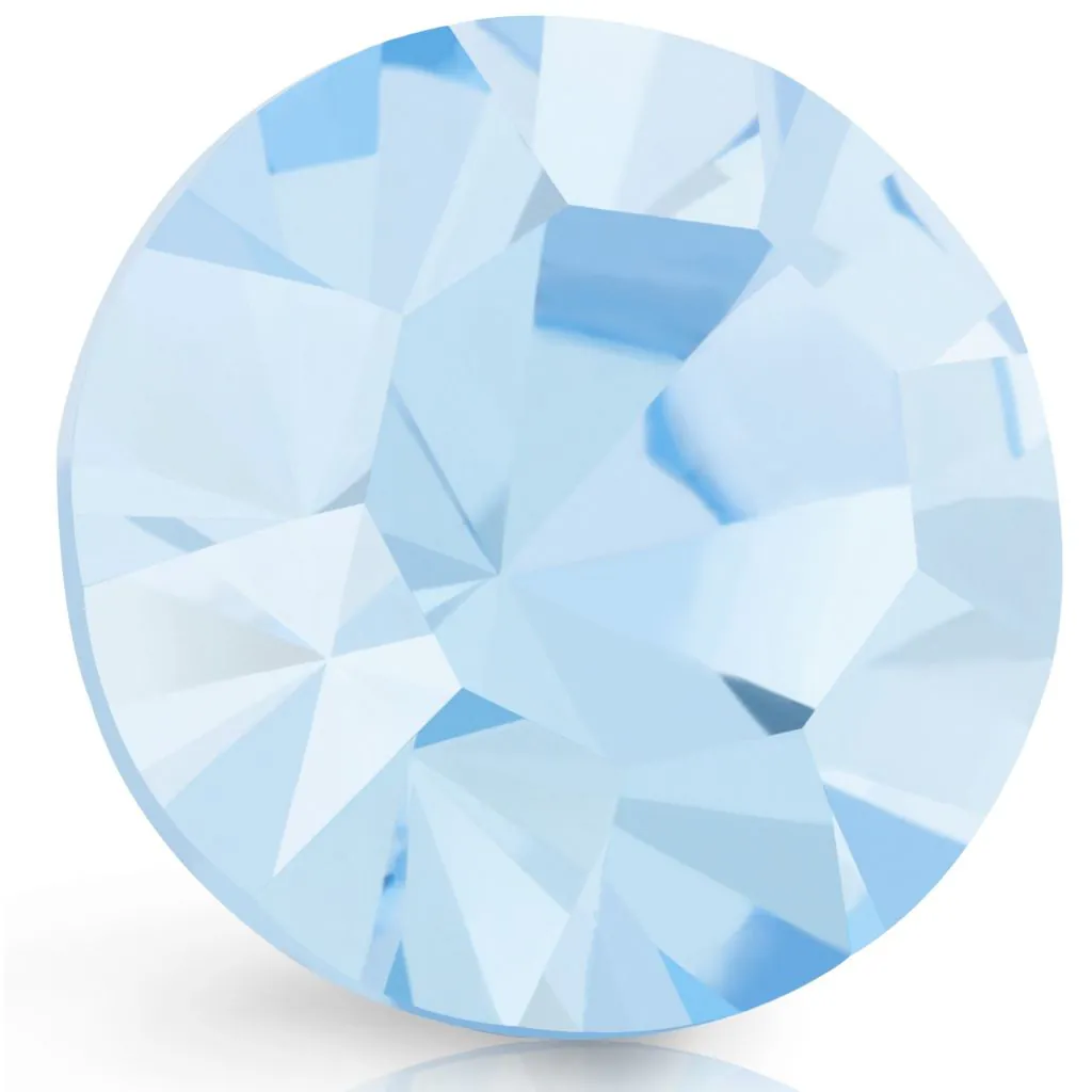 Preciosa Maxima Chaton Light Sapphire (spids bagside)