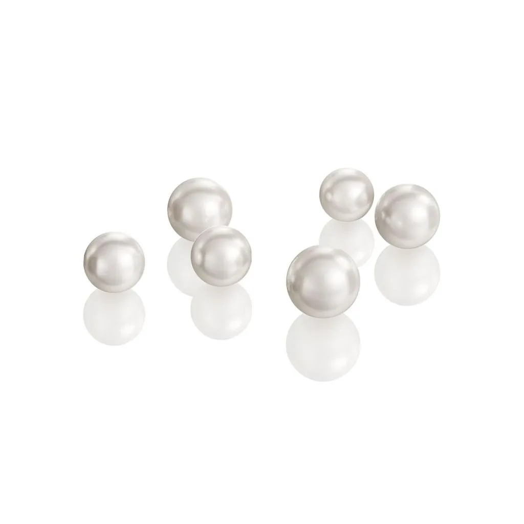 Preciosa Maxima rund perle 4 mm, hvid