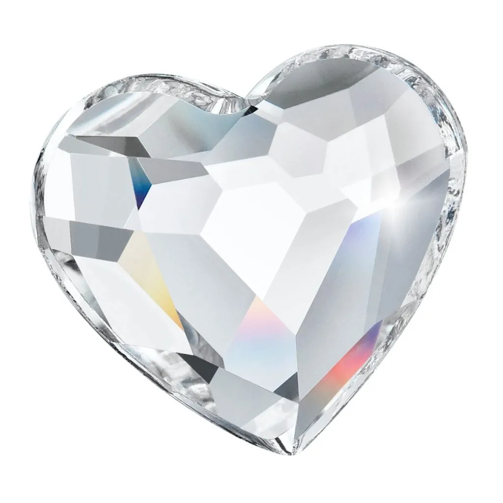 Preciosa Maxima Heart, Crystal, 10 mm, 1 stk.