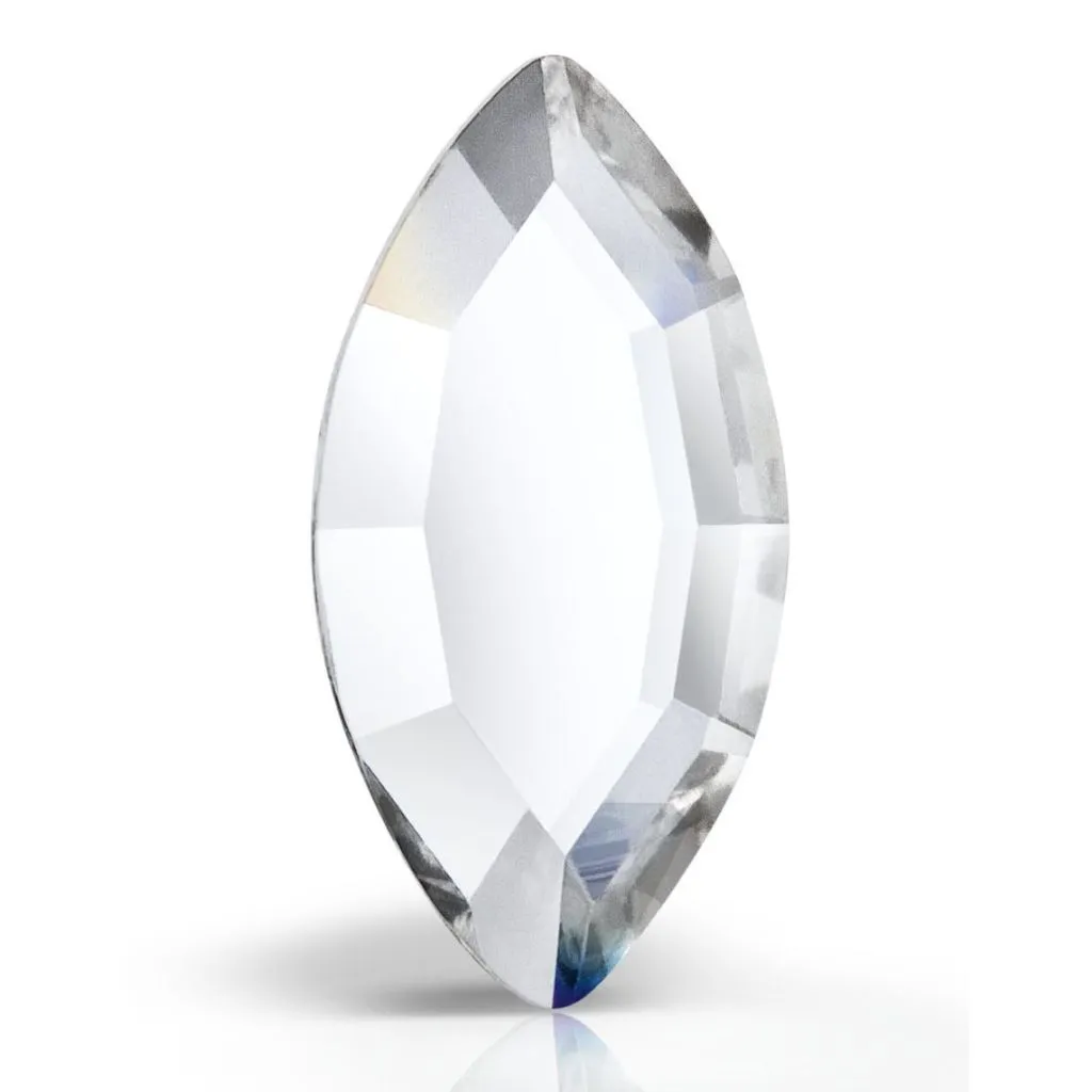 Preciosa Maxima Navette, Crystal, 4x2 mm, 20 stk.