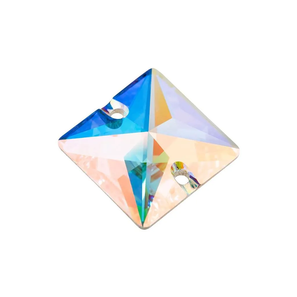 Preciosa Square 16 mm, Crystal AB
