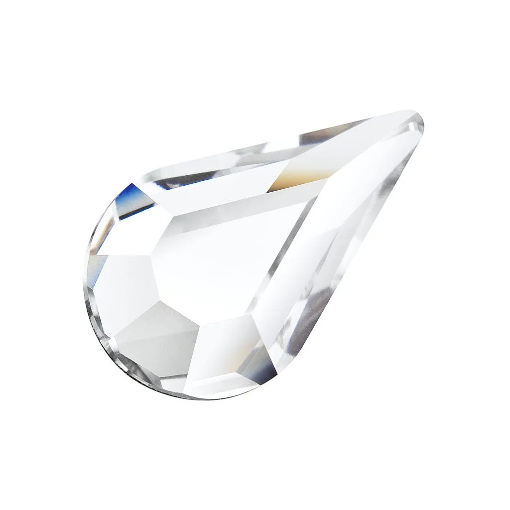 Preciosa Maxima Pear, Crystal 8 mm, 10 stk.