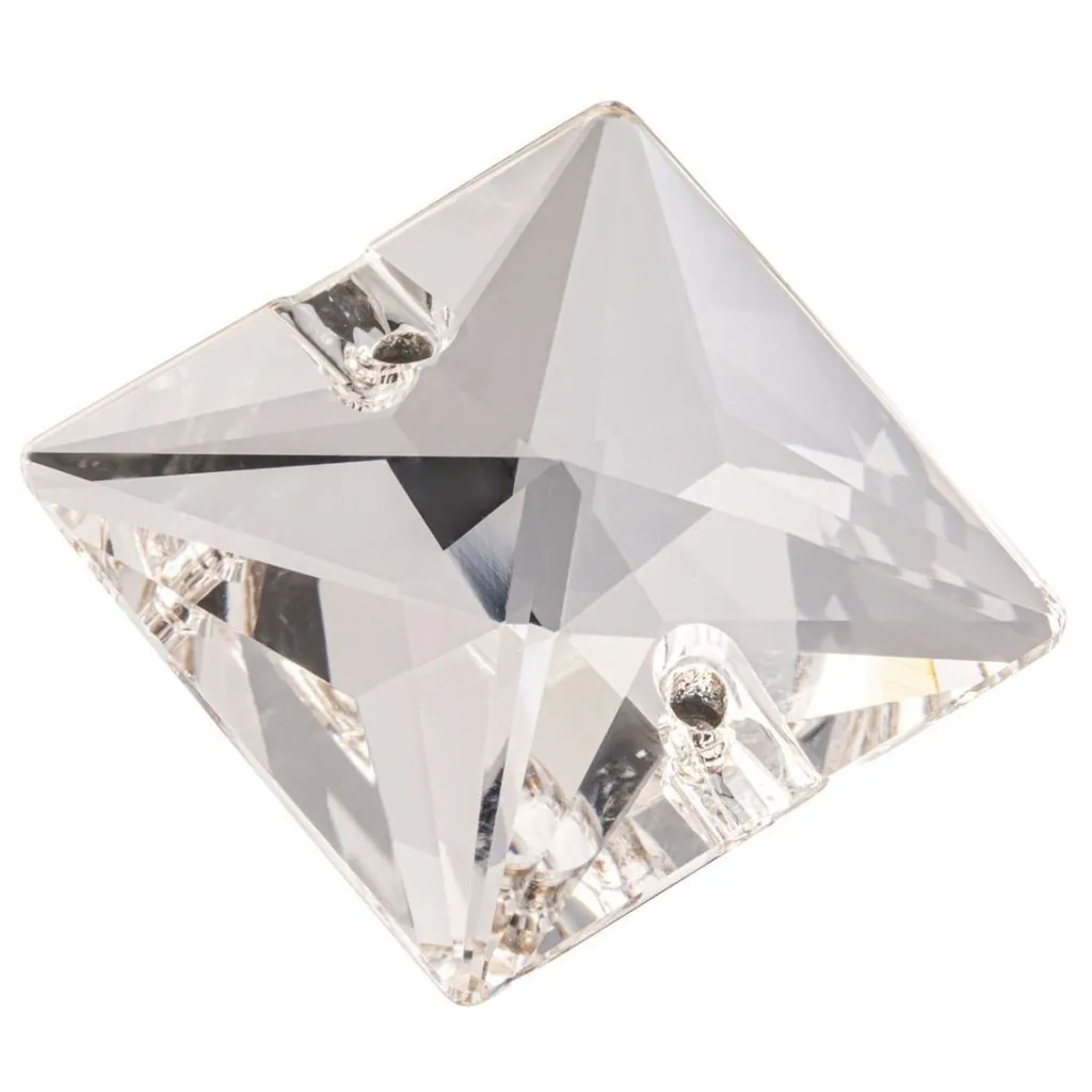 Preciosa Square 16 mm, Crystal