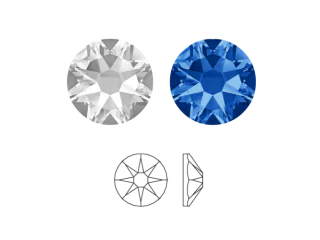 Alm. flatbacks, runde