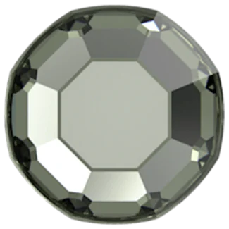 Swarovski 2000 Rose, Black Diamond