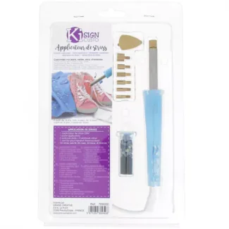 Kisign hotfixjern med 7 spidser og 120 sten