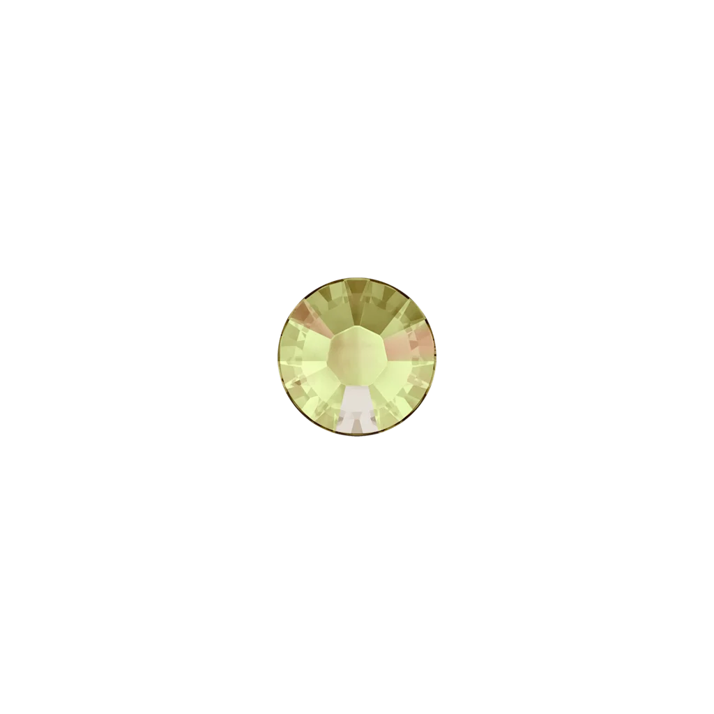 Swarovski 2028 Crystal Luminous Green hotfix
