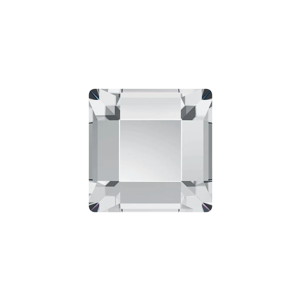 Swarovski 2400 Square, Crystal, 2,2 mm, 10 stk. 