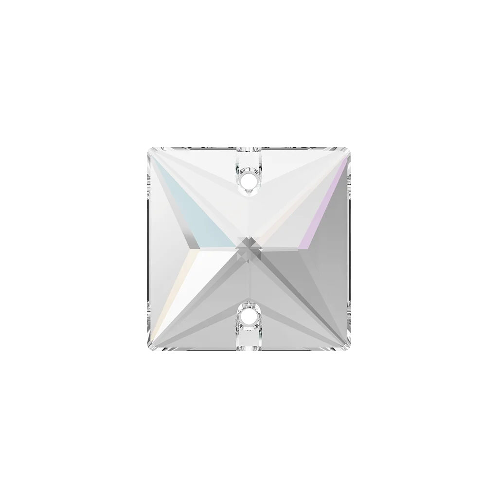 Swarovski 3240 Square 16 mm, Crystal AB