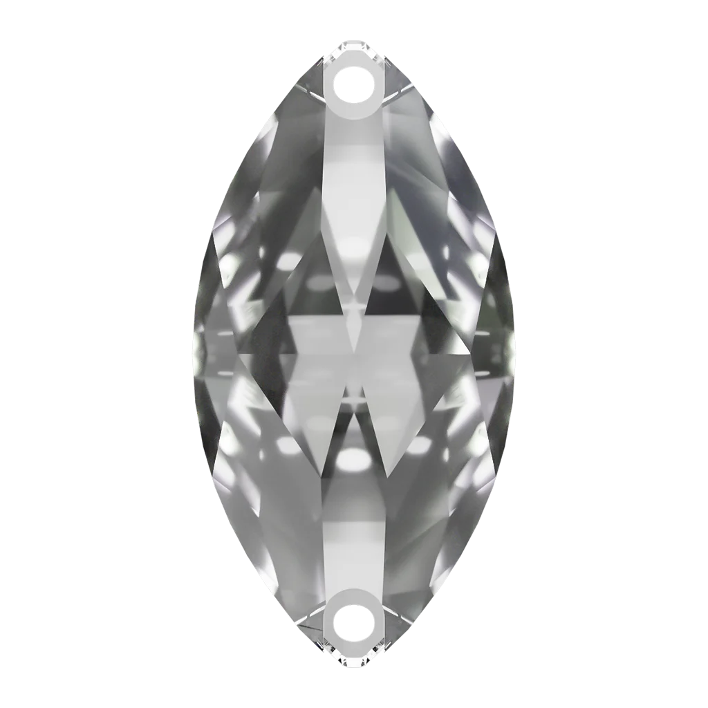 AURORA A3223 Navette Sew-on, Crystal