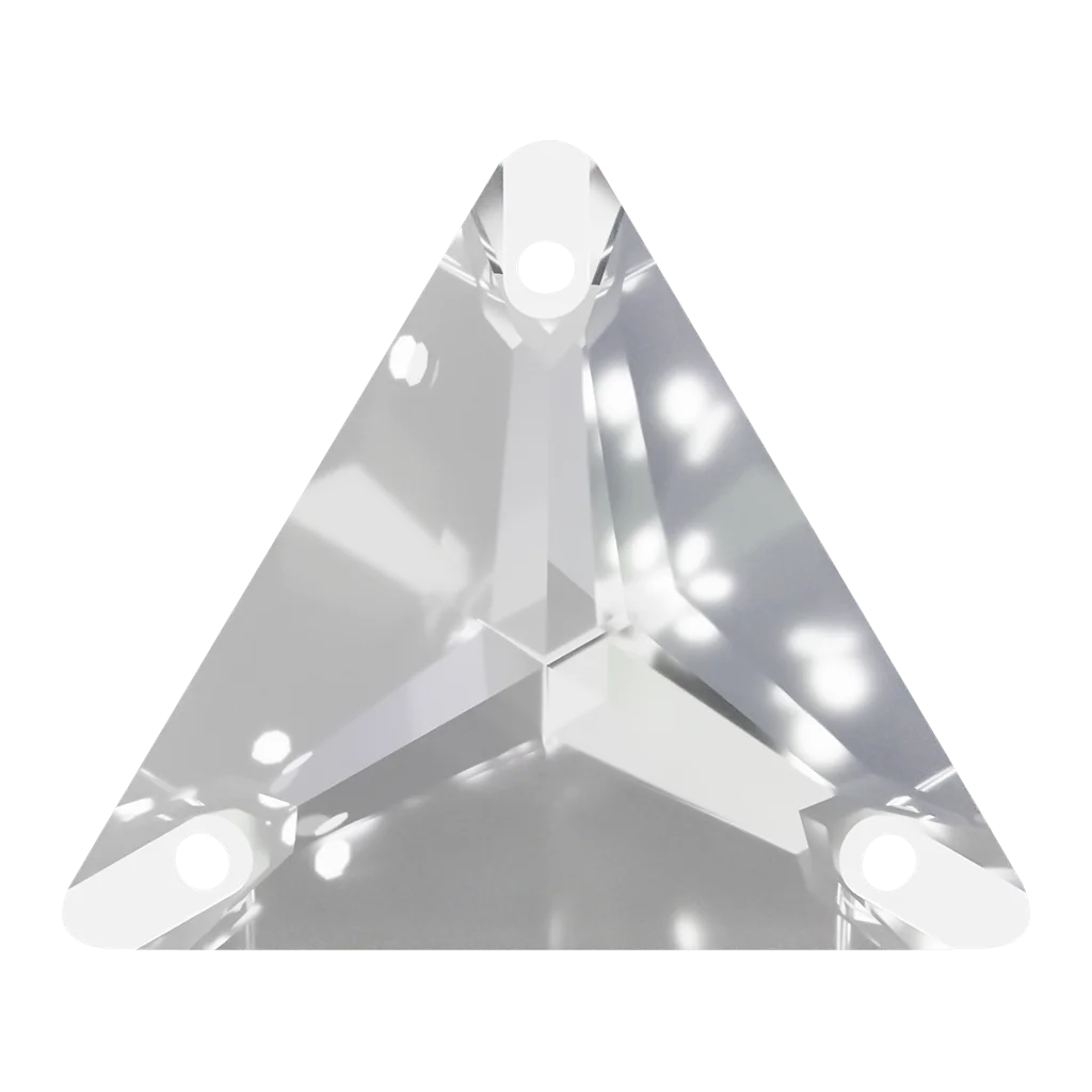 AURORA A3270 Triangle sew-on, Crystal