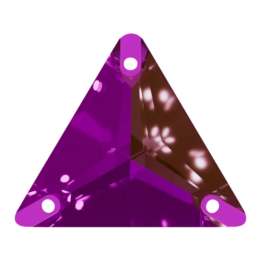 AURORA A3270 Triangle sew-on, Amethyst