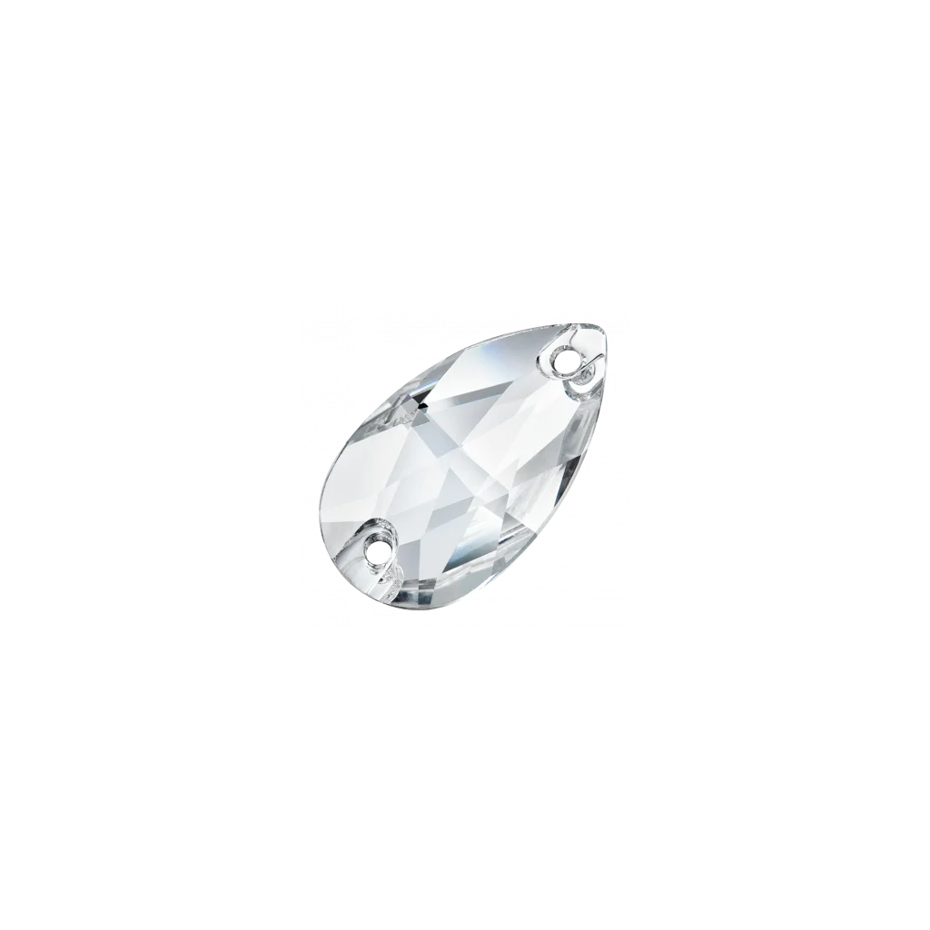 Preciosa Pearshape 28 x 17 mm, Crystal