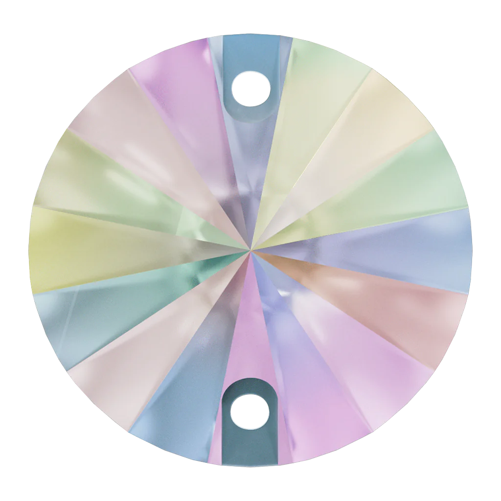 AURORA A3200 Rivoli sew-on, Crystal AB