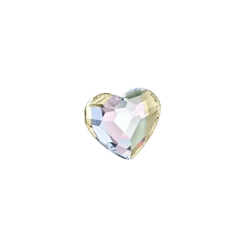 Preciosa Maxima Heart, Crystal AB, 10 mm, 1 stk.